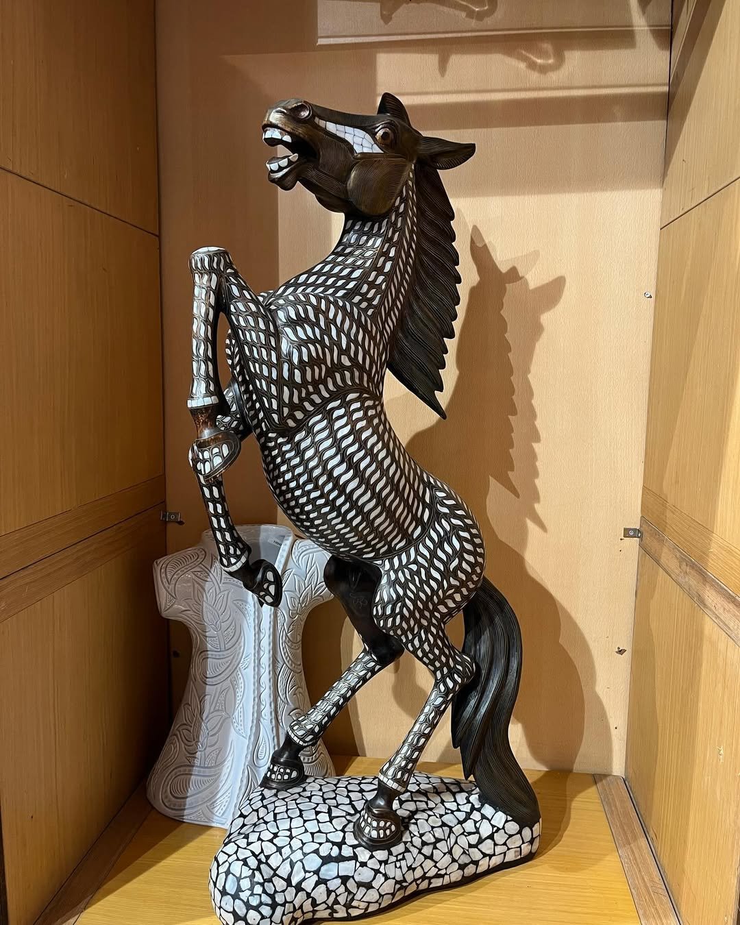 Horse statue gift in Tuncer Istanbul