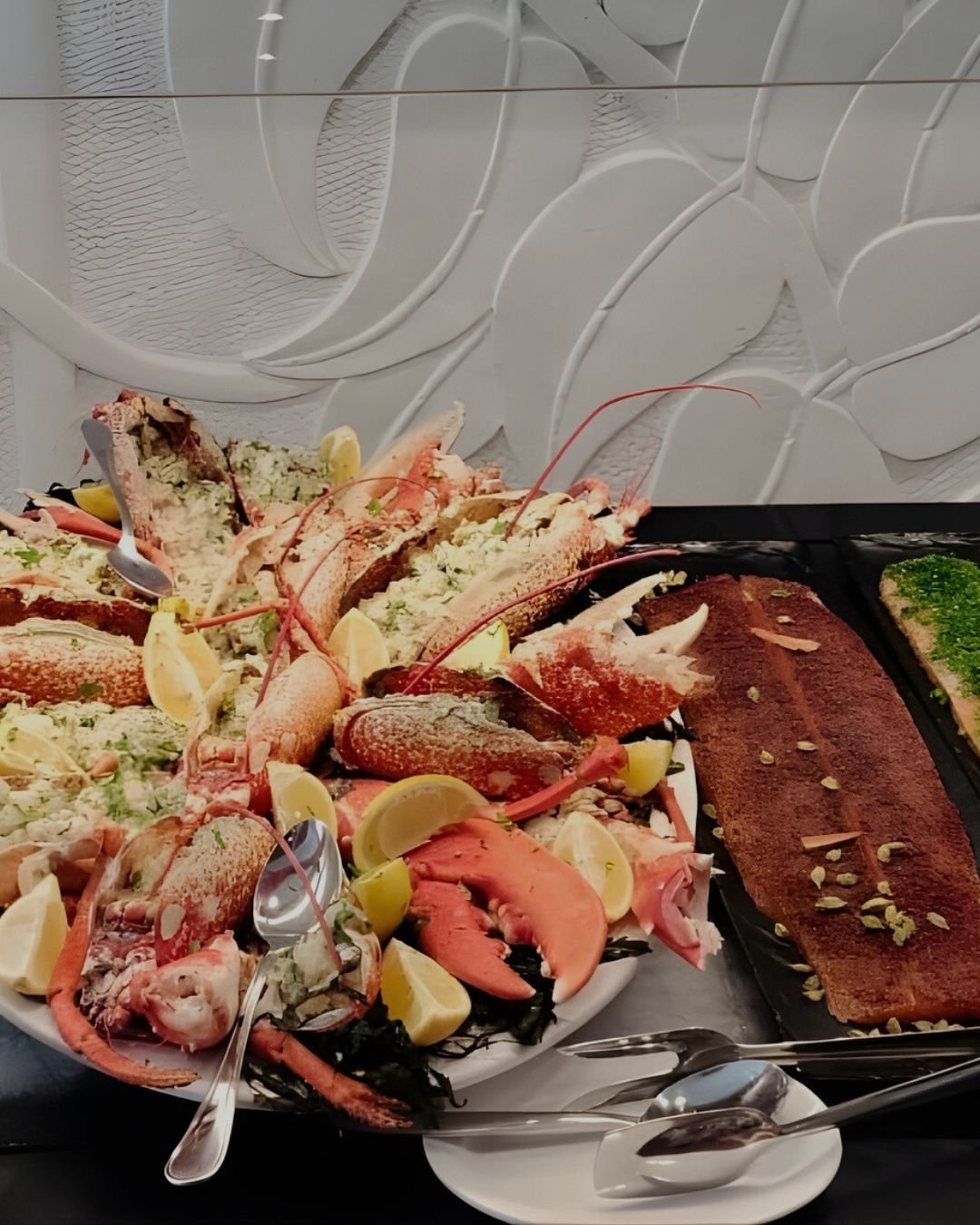 Food in Restaurant Golden Fish Rabat