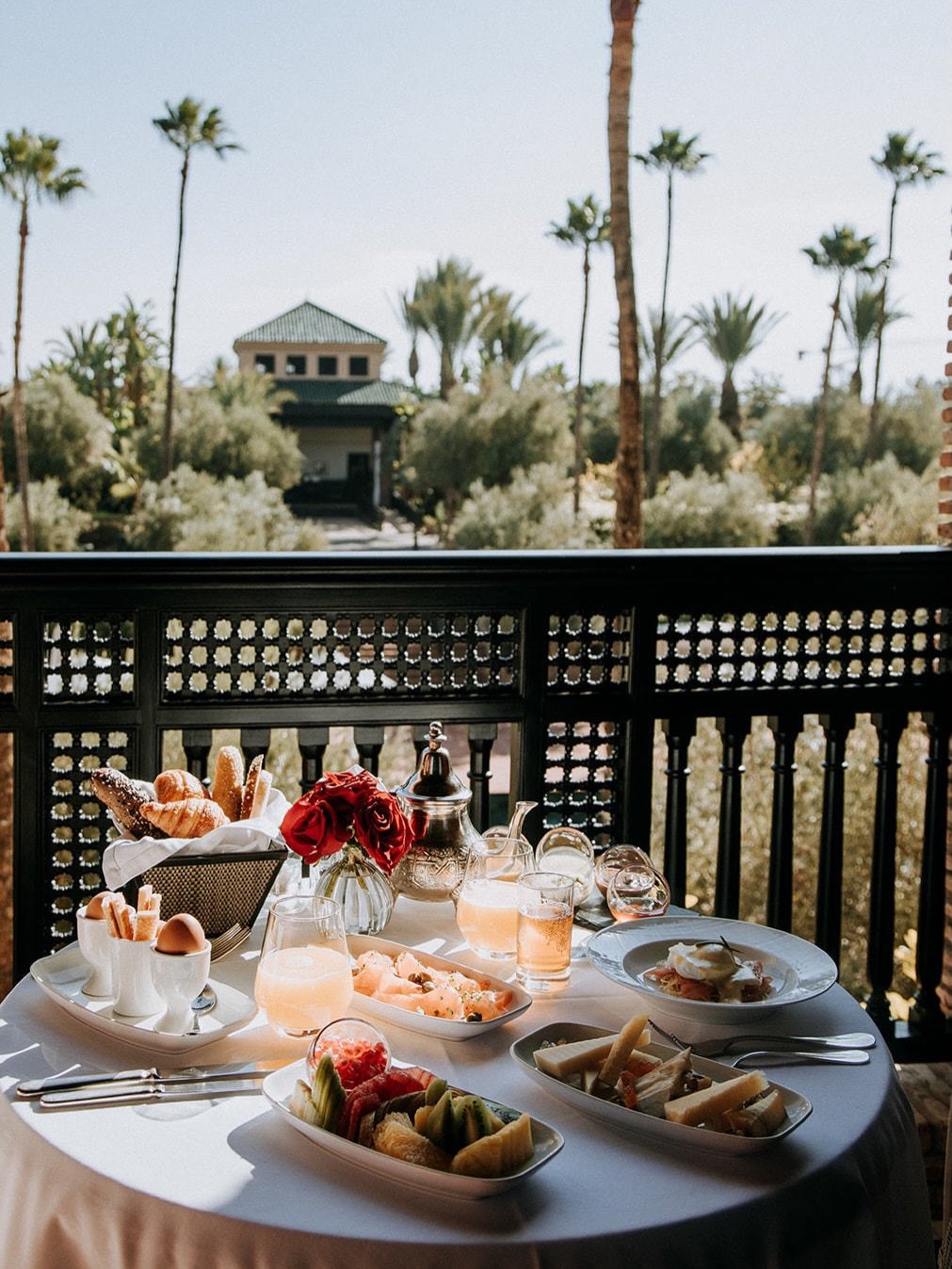 Elegant brunch at Selman Marrakech with Arabian horse parade experience