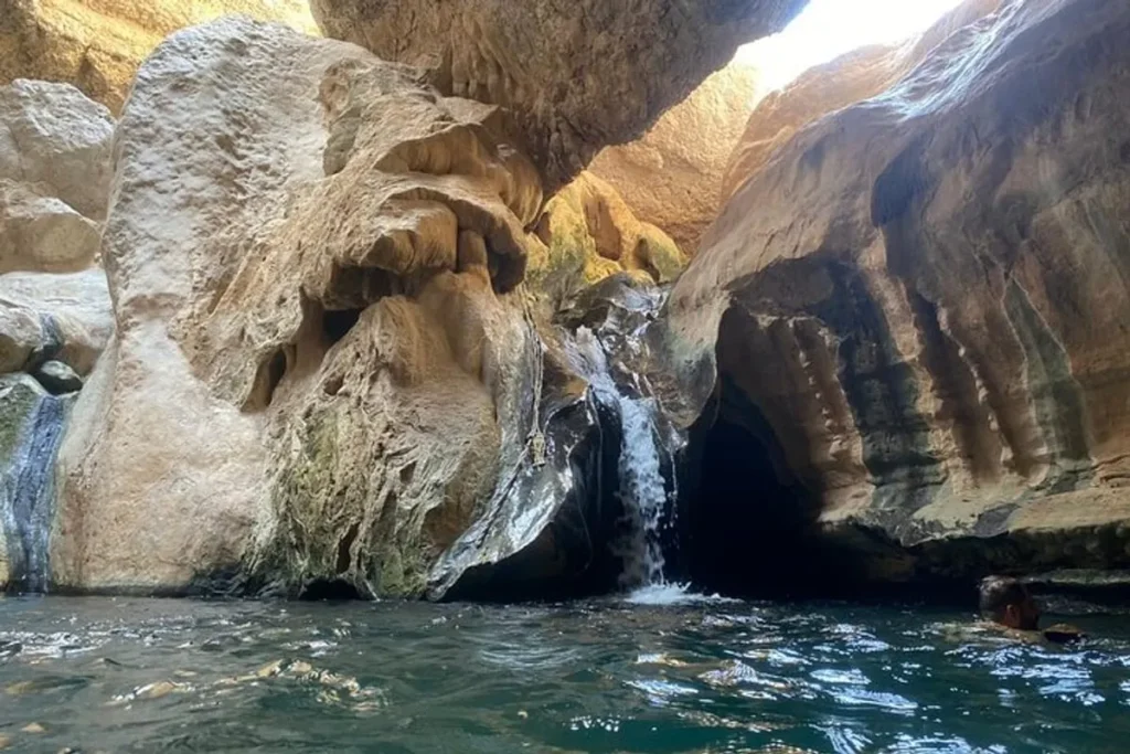The secret cave Wadi Shab Oman 