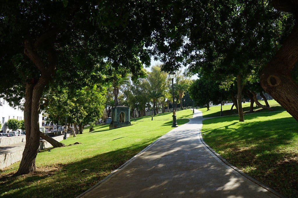 Mendoubia garden, Marchan district in Tangier.