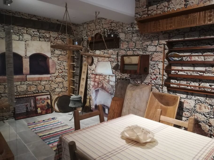 Display inside the Akamas Rural Life Museum showing traditional Cypriot culture