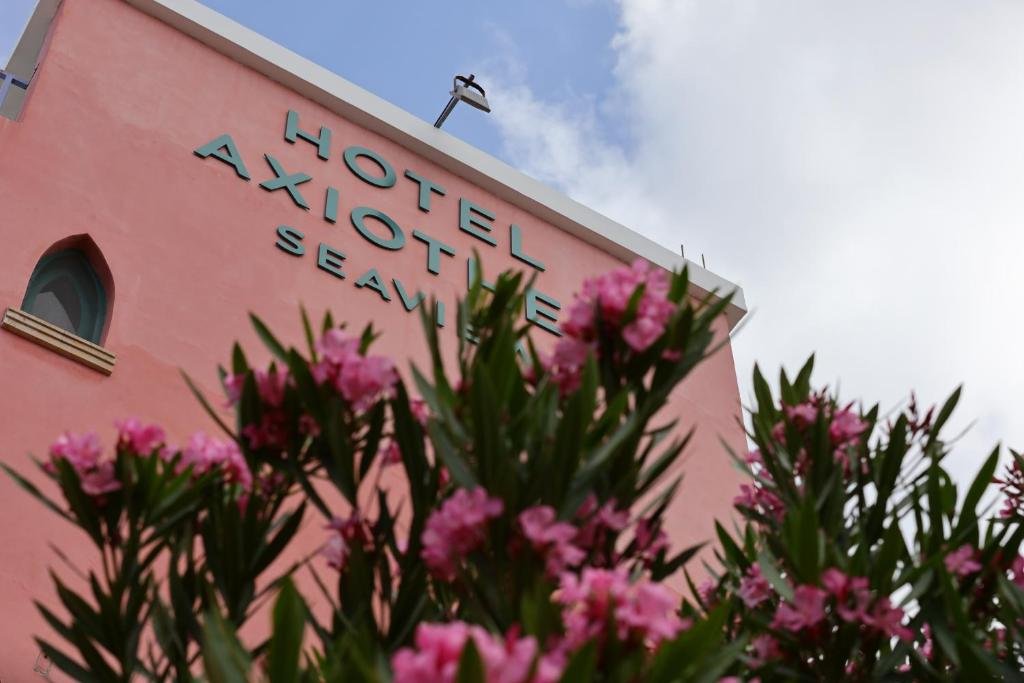 Simple budget-friendly room or exterior at Axiothea Hotel in Paphos old town