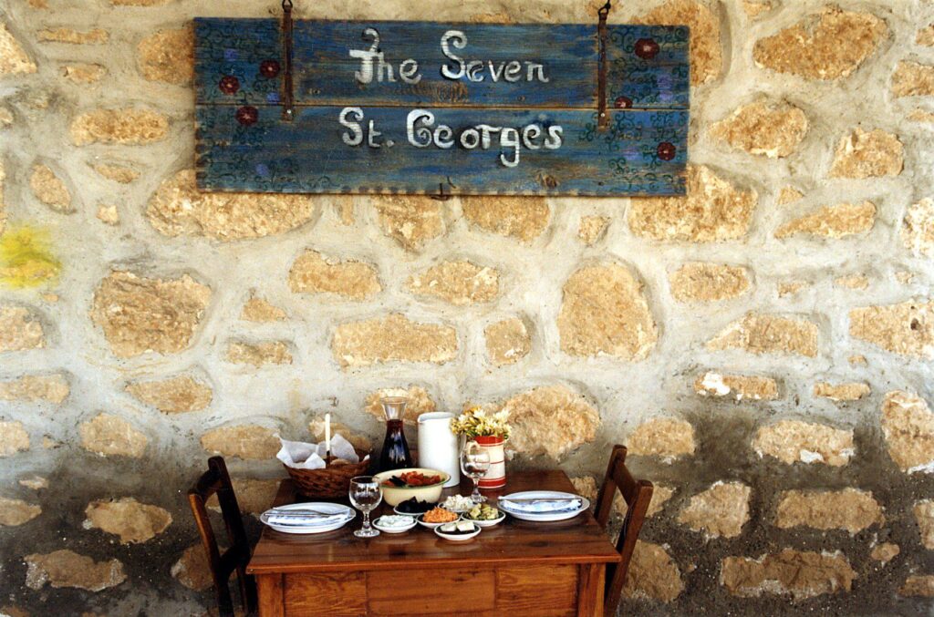 Cypriot meze at 7 Ai Giorgides in Geroskipou near Paphos