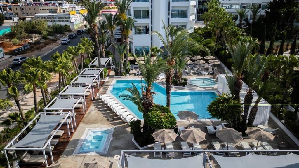 Margadina Hotel room in Ayia Napa with modern decor