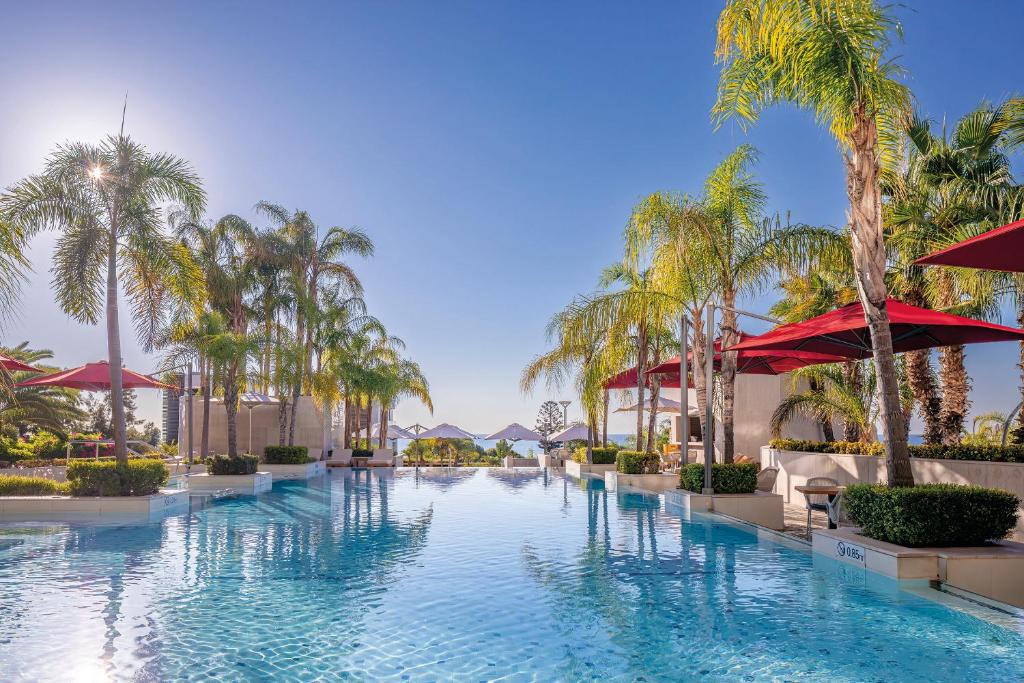 Four Seasons Limassol beachfront hotel with pool and gardens in Cyprus