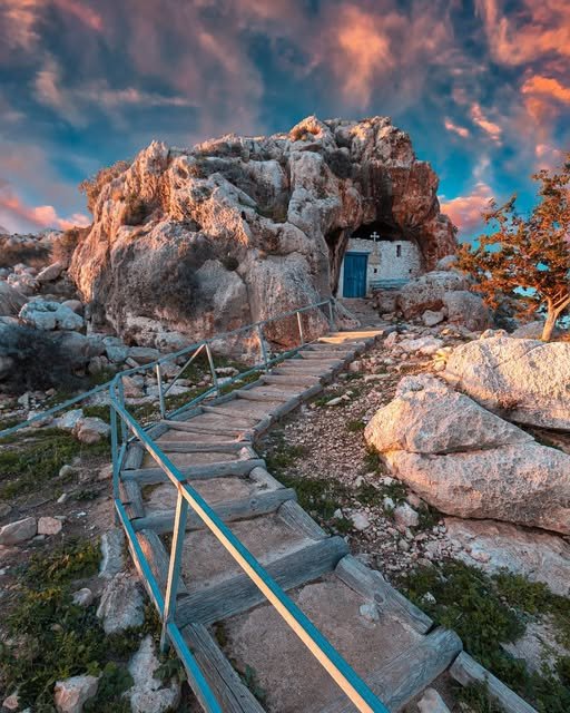 The small church of Agioi Saranta in Protaras