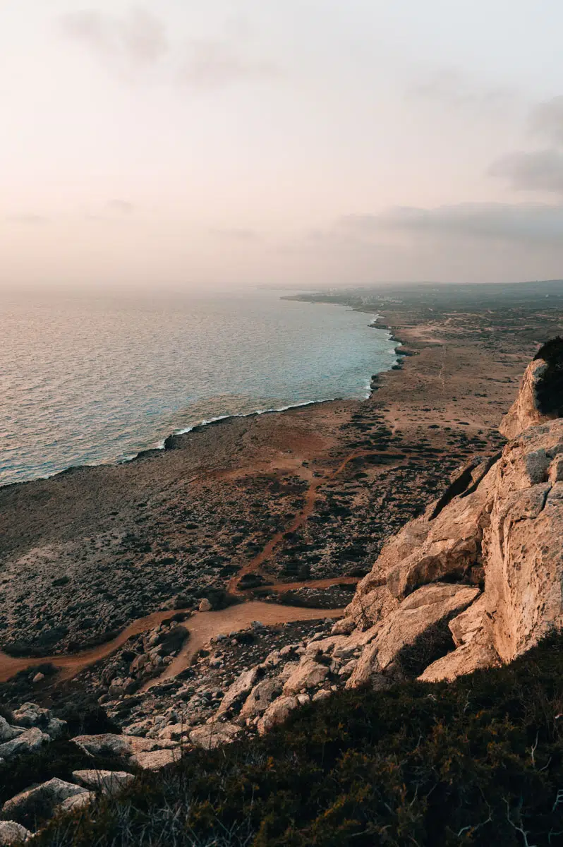 Cape Greco viewpoint with coastal cliffs and sea views near Ayia Napa