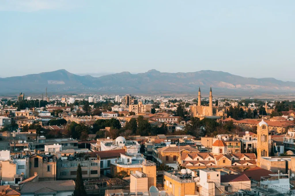 Nicosia in Cyprus with historic streets and inland city atmosphere