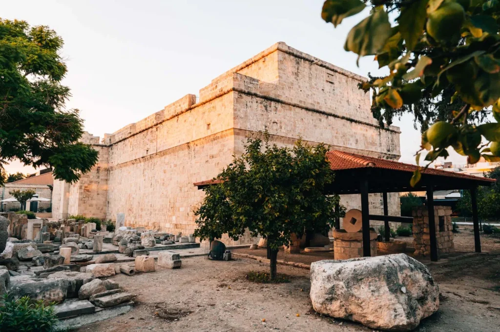 Limassol Castle and Medieval Museum in the old town of Limassol Cyprus