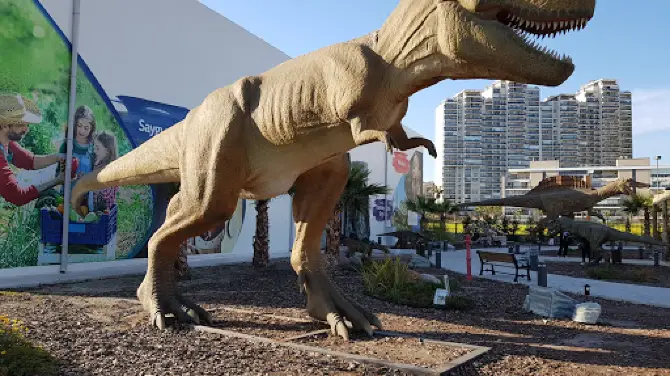 Dinosaur replicas at Karsiyaka Universal Children’s Museum and Theme Park
