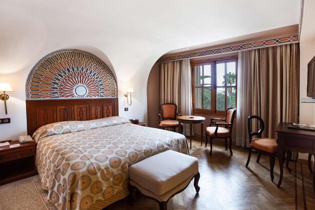 Grand Hotel Villa de France elegant room with classic Tangier hotel decor