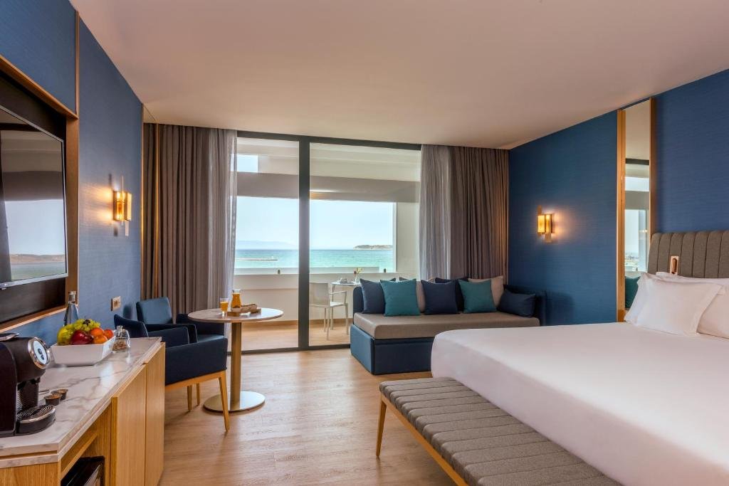 Barcelo Tanger sea-view hotel room overlooking the Strait of Gibraltar