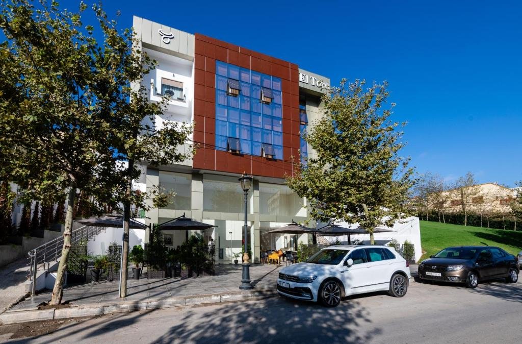 Hotel El Toro Tangier modern hotel exterior and entrance