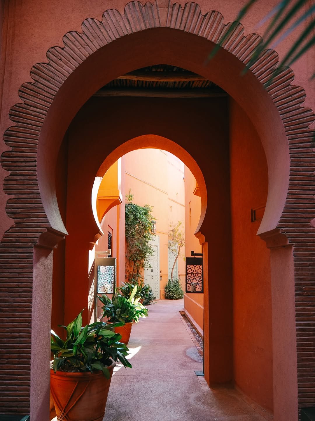 Royal Mansour Marrakech private riad courtyard and luxury garden details