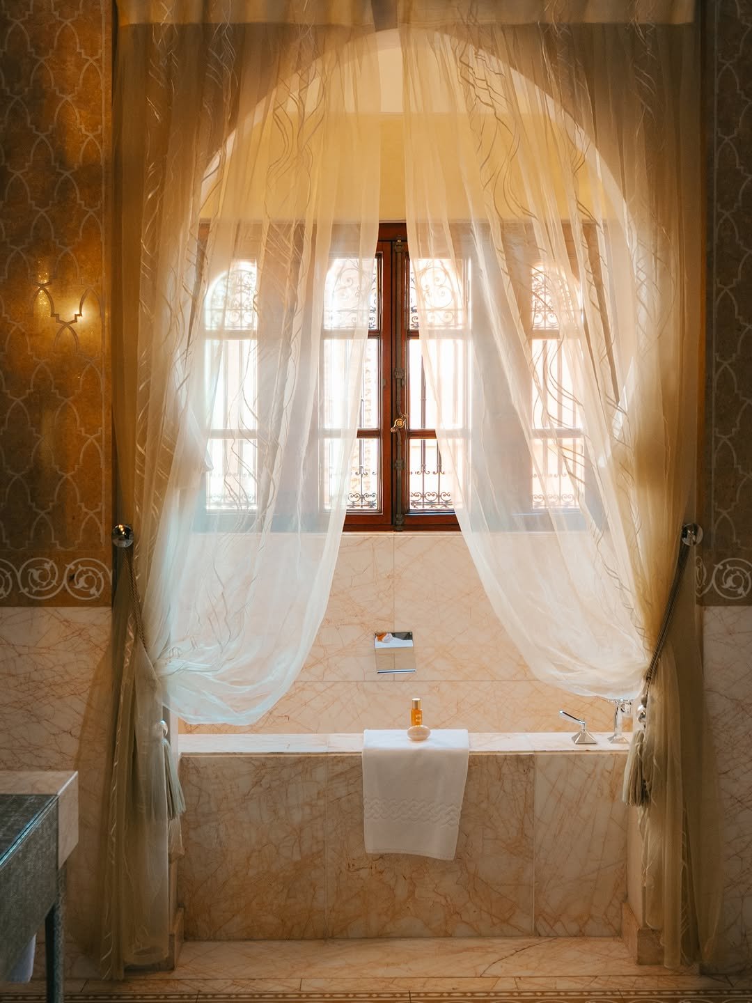 Royal Mansour Marrakech spa with elegant Moroccan design and bright interiors