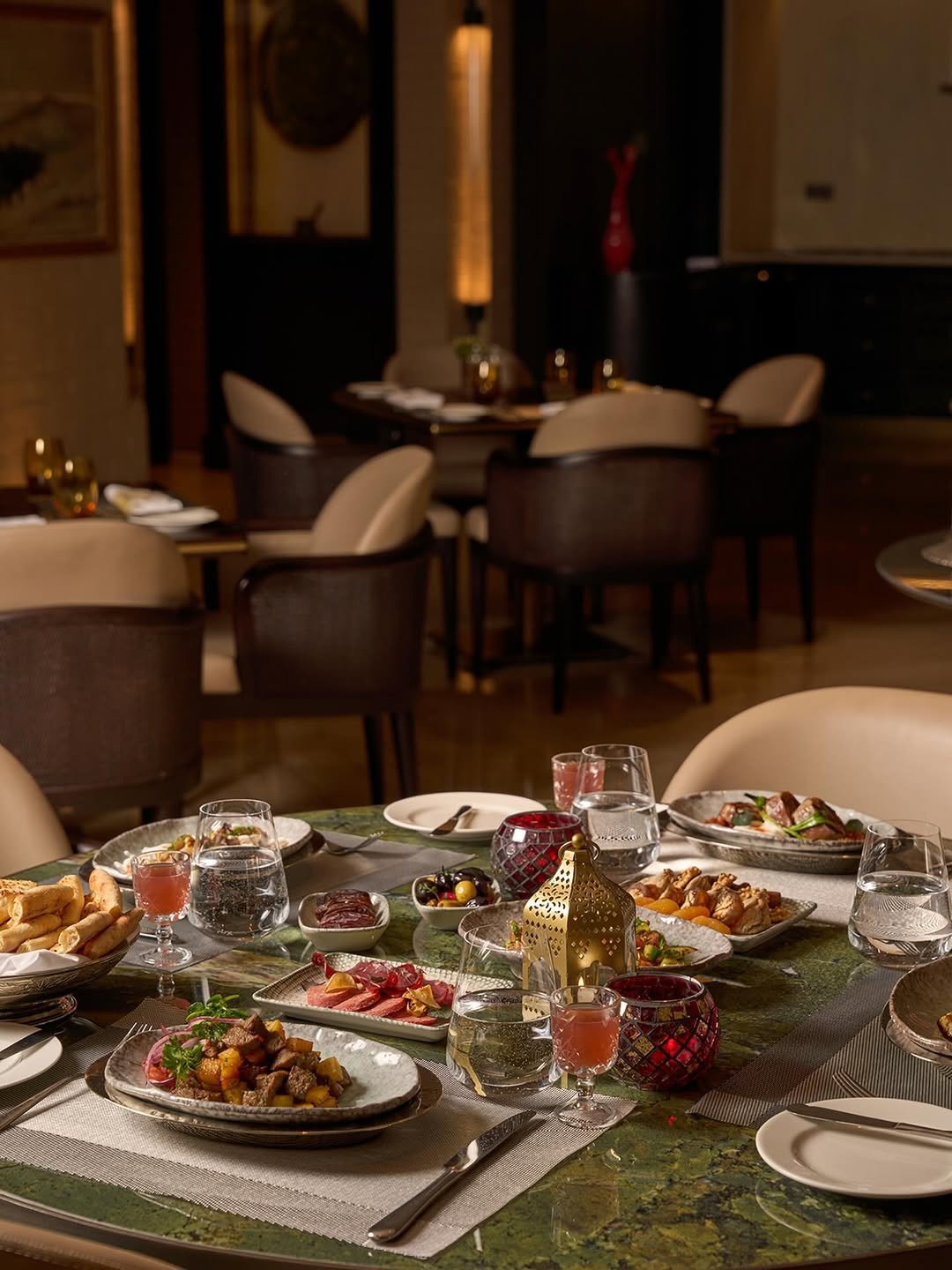 Çengelhan Brasserie in Ankara with historic caravanserai courtyard dining atmosphere