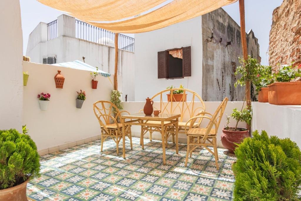Casa al Captane traditional guesthouse interior in Tangier Medina