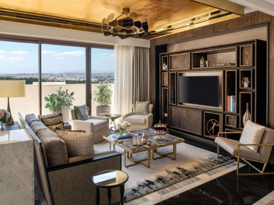 Fairmont Tazi Palace Tangier elegant luxury room with Moroccan palace details