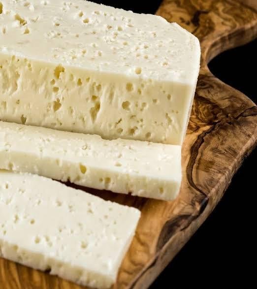 Bergama tulum cheese displayed as a local food souvenir from Izmir
