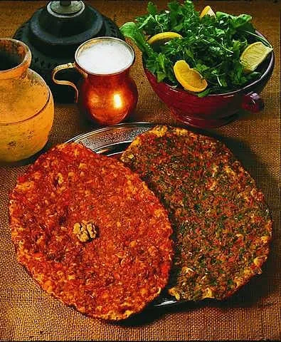 Lahmacun and Anatolian dishes served at Çiya Sofrası in Kadıköy Istanbul