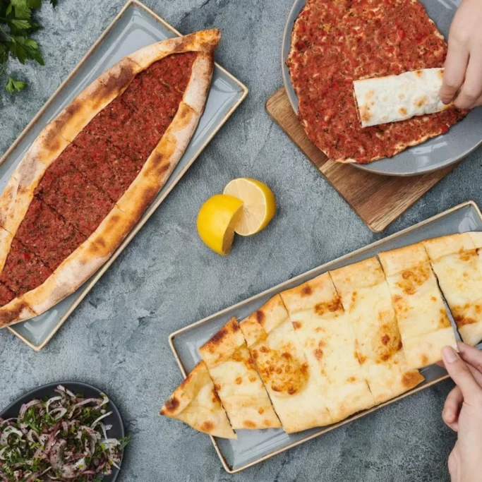 Köşebaşı Cadde lahmacun on Bağdat Avenue in Istanbul