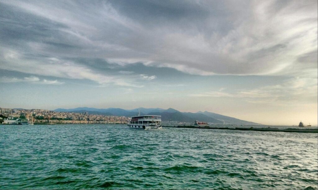 Kordonboyu seafront promenade in Alsancak Izmir