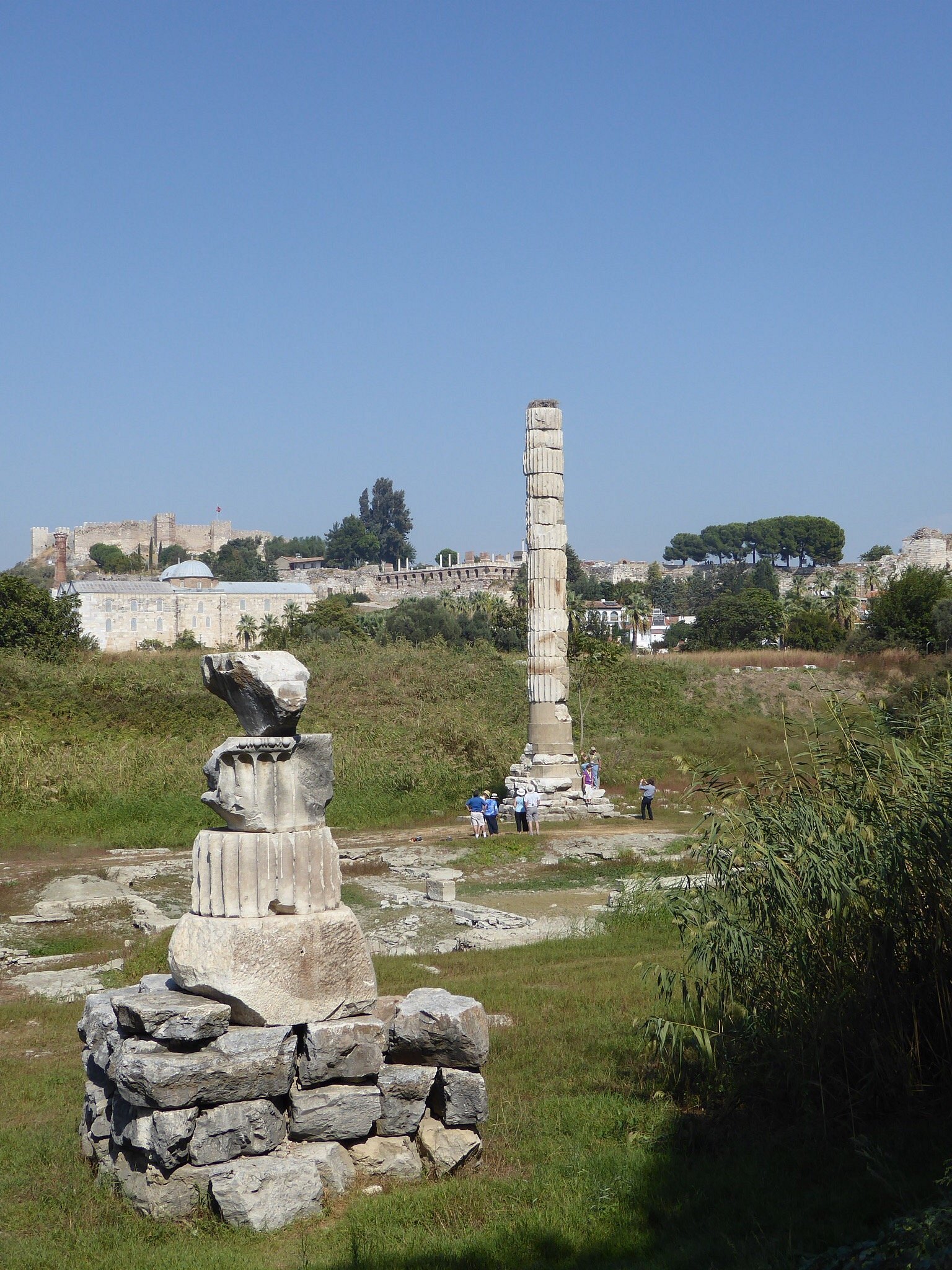 Historic streets and ruins near Selcuk and Ephesus