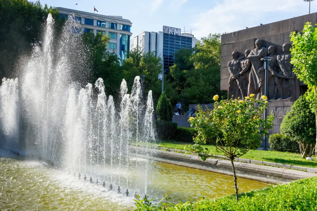 Guven Park -an urban park in Ankara